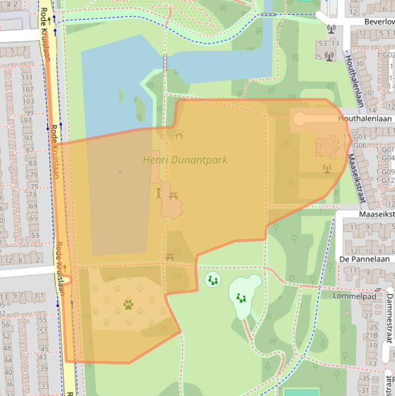 Kaart van postcodegebied 5628PX.