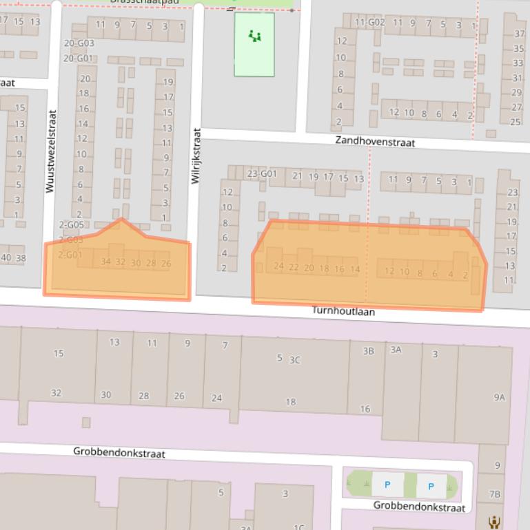 Kaart van postcodegebied 5628RK.