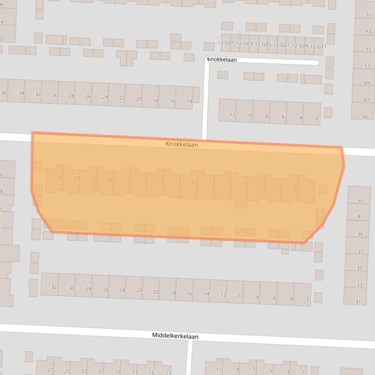 Kaart van postcodegebied 5628RS.