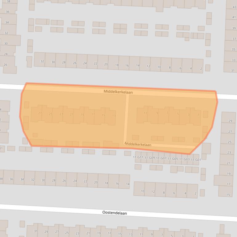 Kaart van postcodegebied 5628RV.