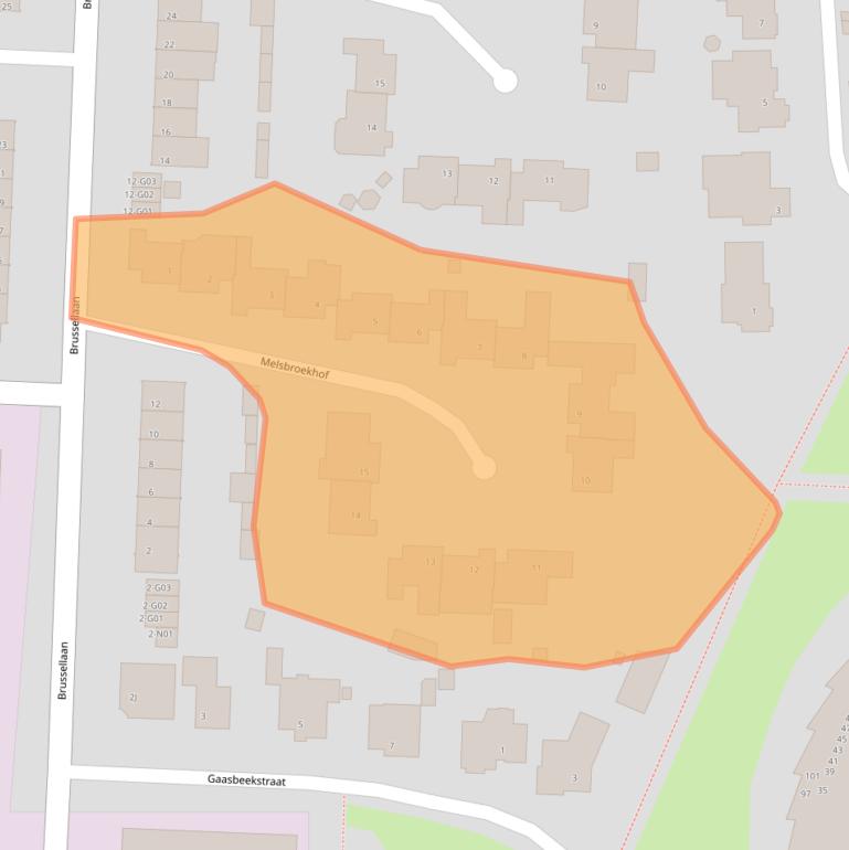 Kaart van postcodegebied 5628TJ.