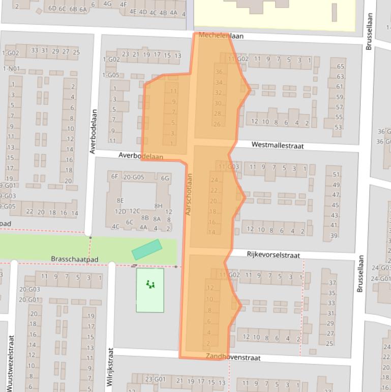 Kaart van postcodegebied 5628TN.