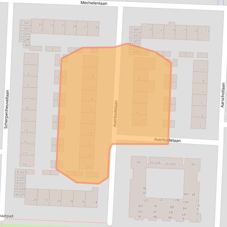 Kaart van postcodegebied 5628TS.