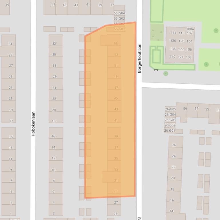 Kaart van postcodegebied 5628TX.