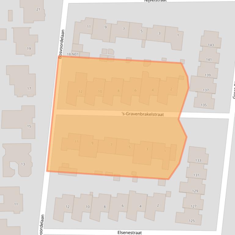 Kaart van postcodegebied 5628VS.