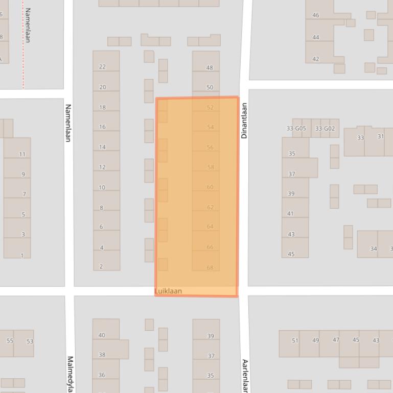 Kaart van postcodegebied 5628ZK.