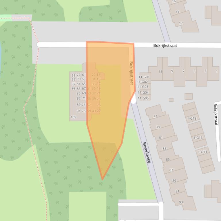 Kaart van postcodegebied 5628ZV.