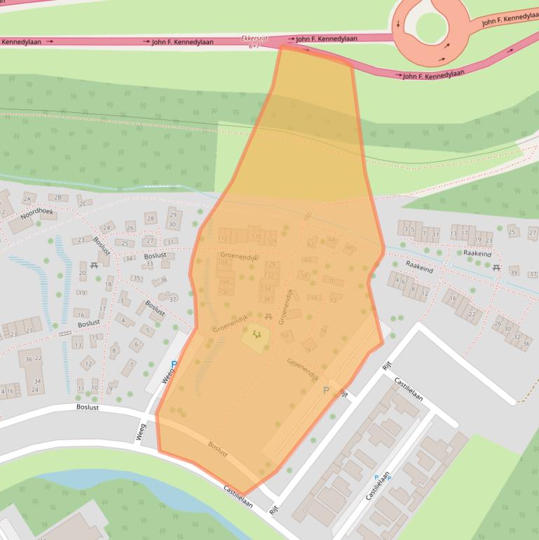 Kaart van postcodegebied 5629CR.