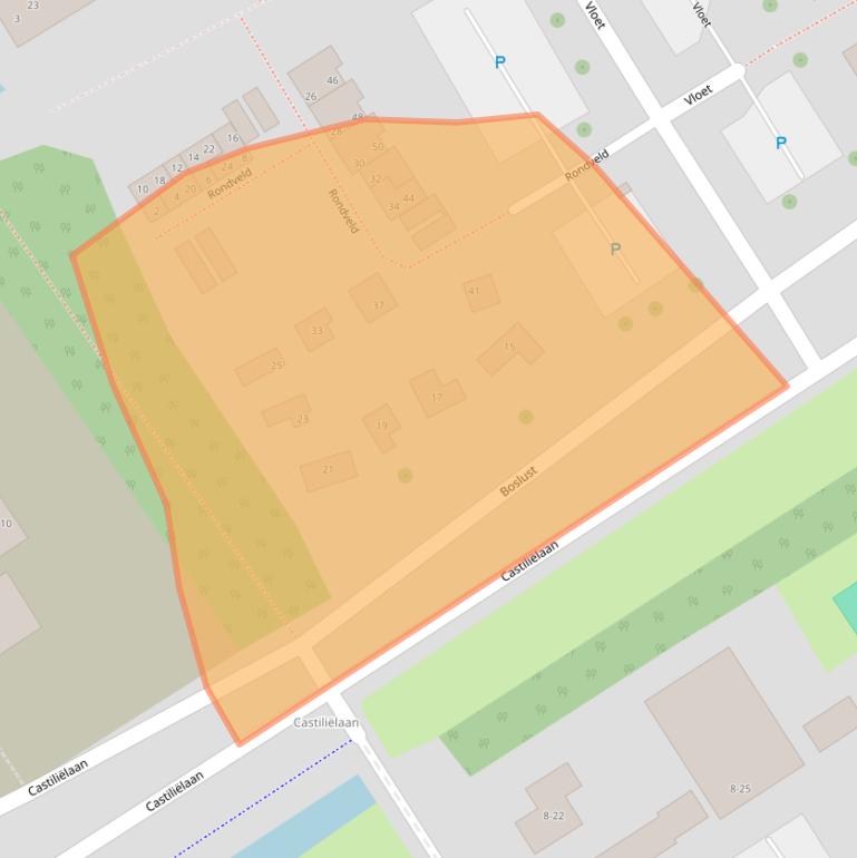 Kaart van postcodegebied 5629CV.