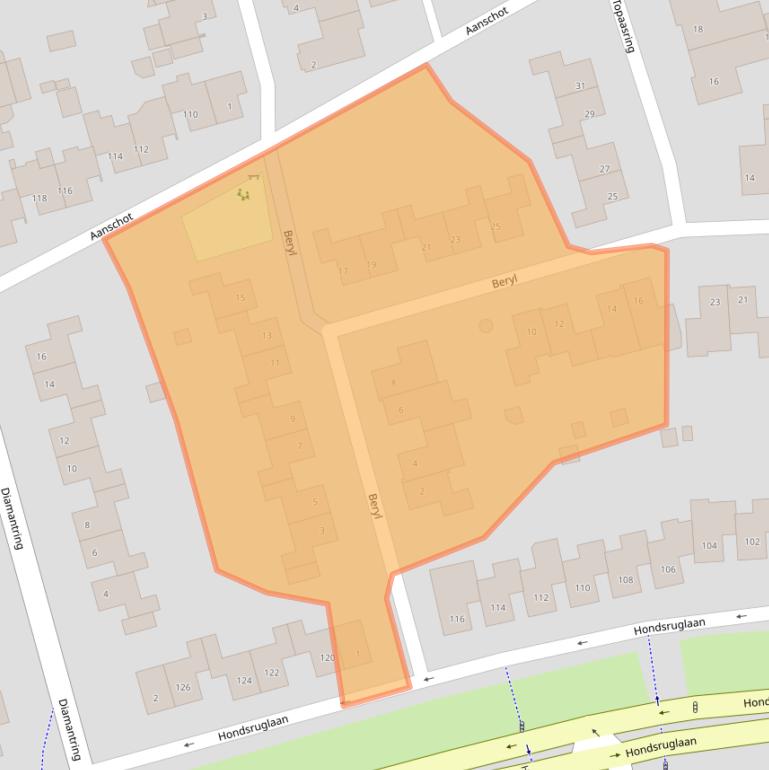 Kaart van postcodegebied 5629GG.