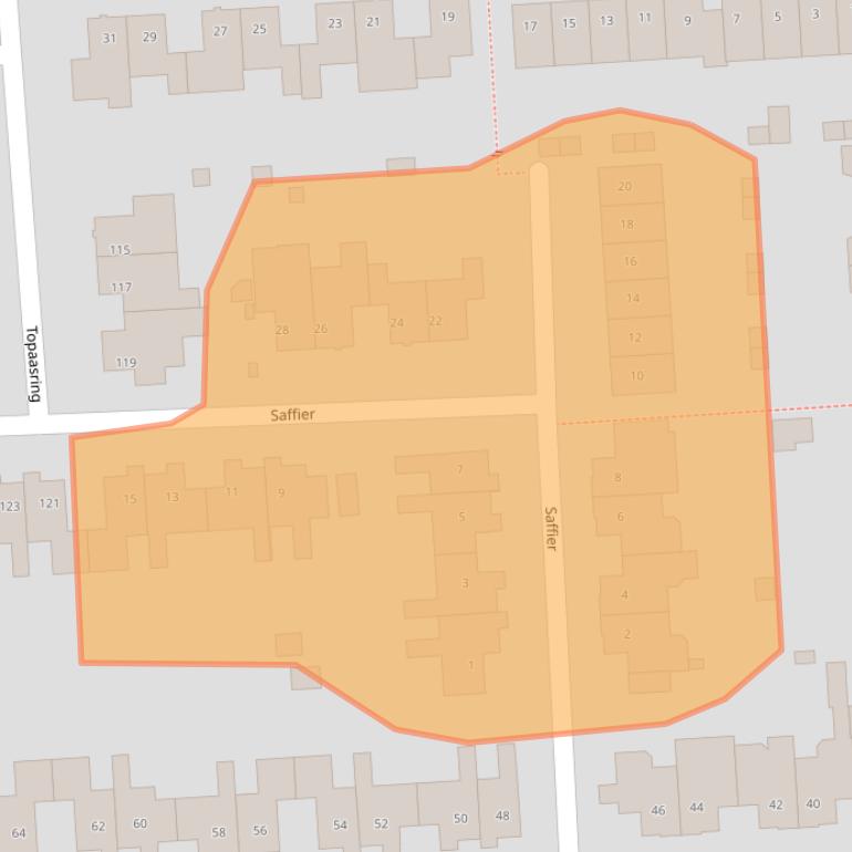 Kaart van postcodegebied 5629GL.