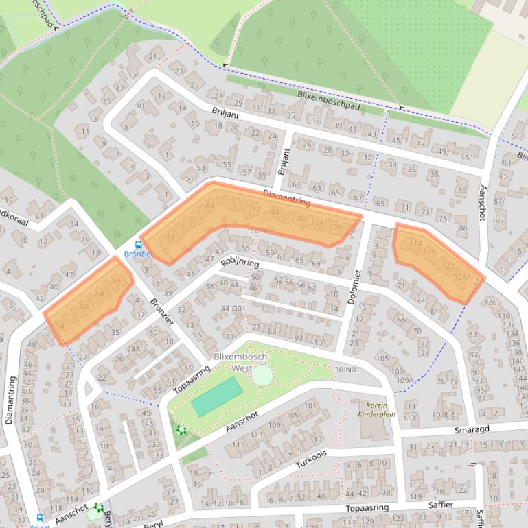Kaart van postcodegebied 5629GS.