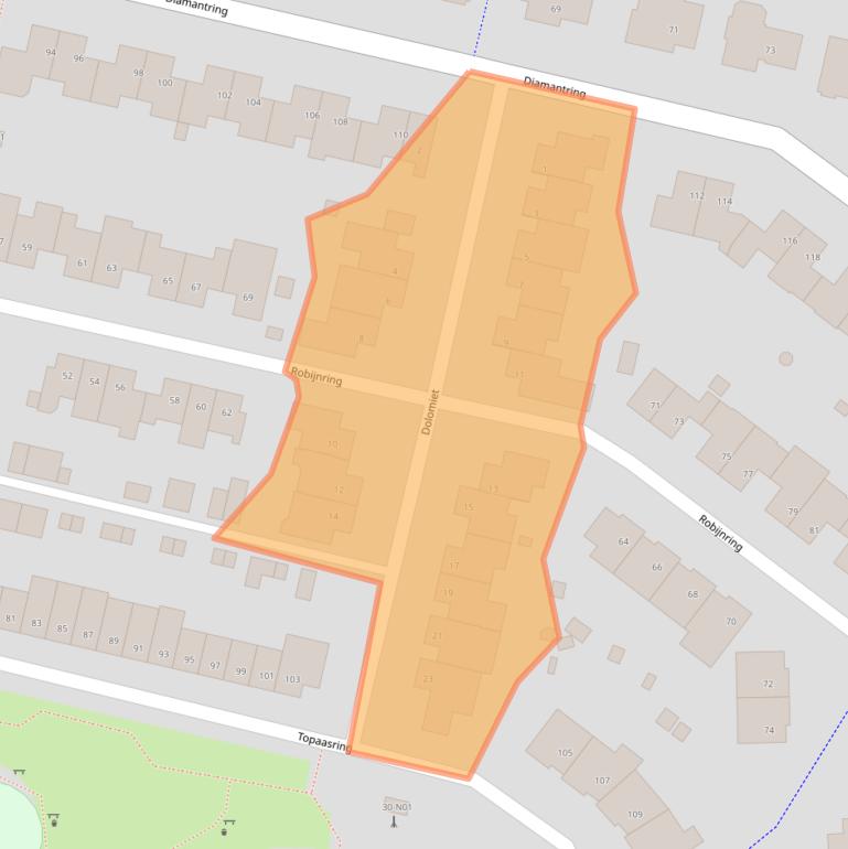 Kaart van postcodegebied 5629HA.