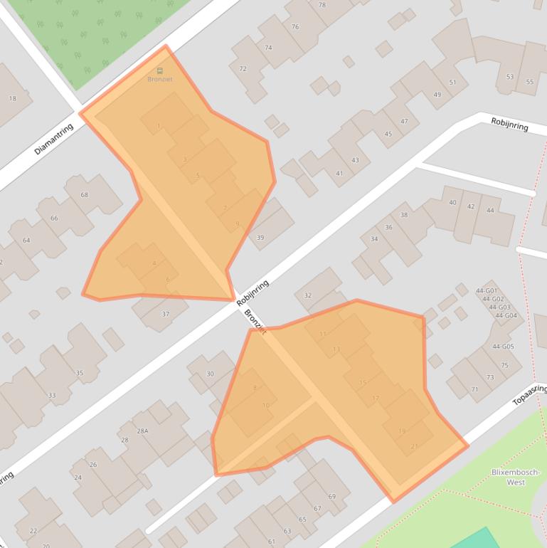 Kaart van postcodegebied 5629HB.