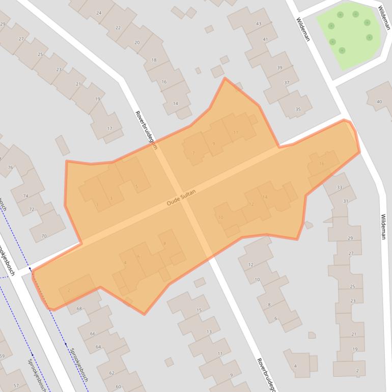 Kaart van postcodegebied 5629KV.