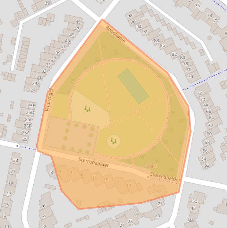 Kaart van postcodegebied 5629LB.