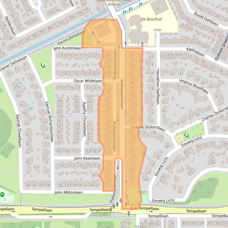 Kaart van postcodegebied 5629MP.