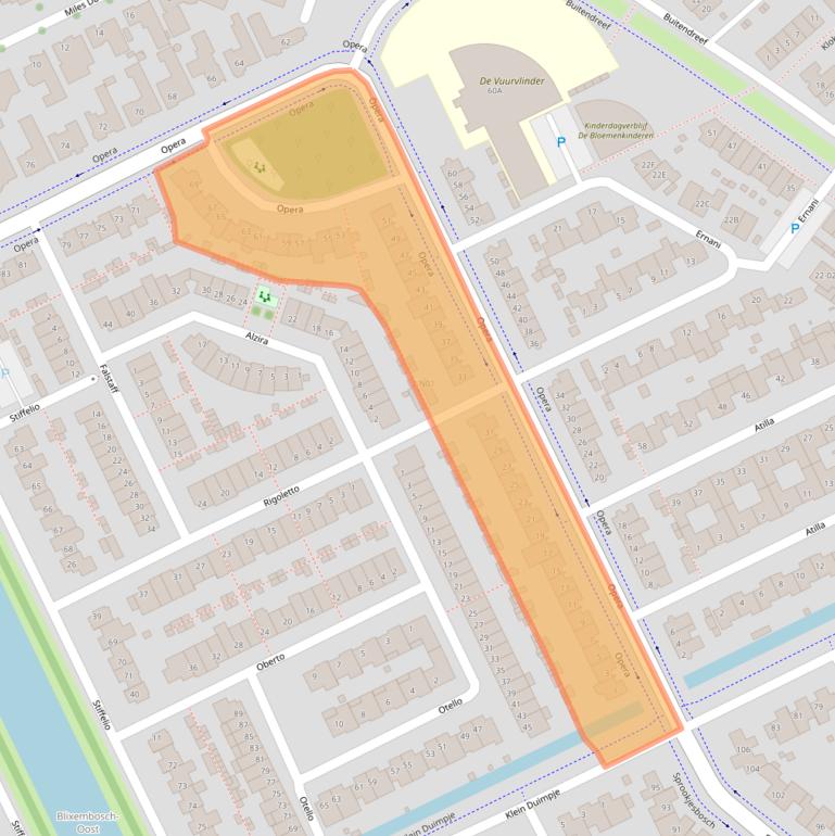Kaart van postcodegebied 5629ND.