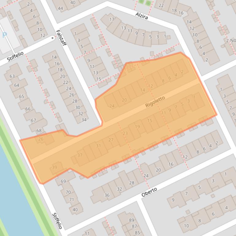 Kaart van postcodegebied 5629NH.