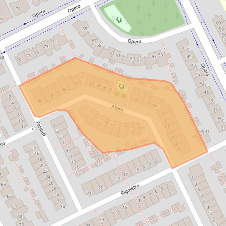 Kaart van postcodegebied 5629NJ.