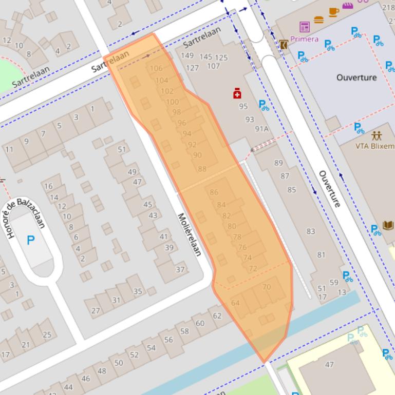 Kaart van postcodegebied 5629PN.