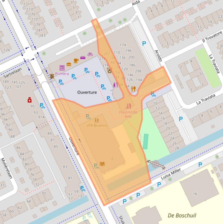 Kaart van postcodegebied 5629PV.