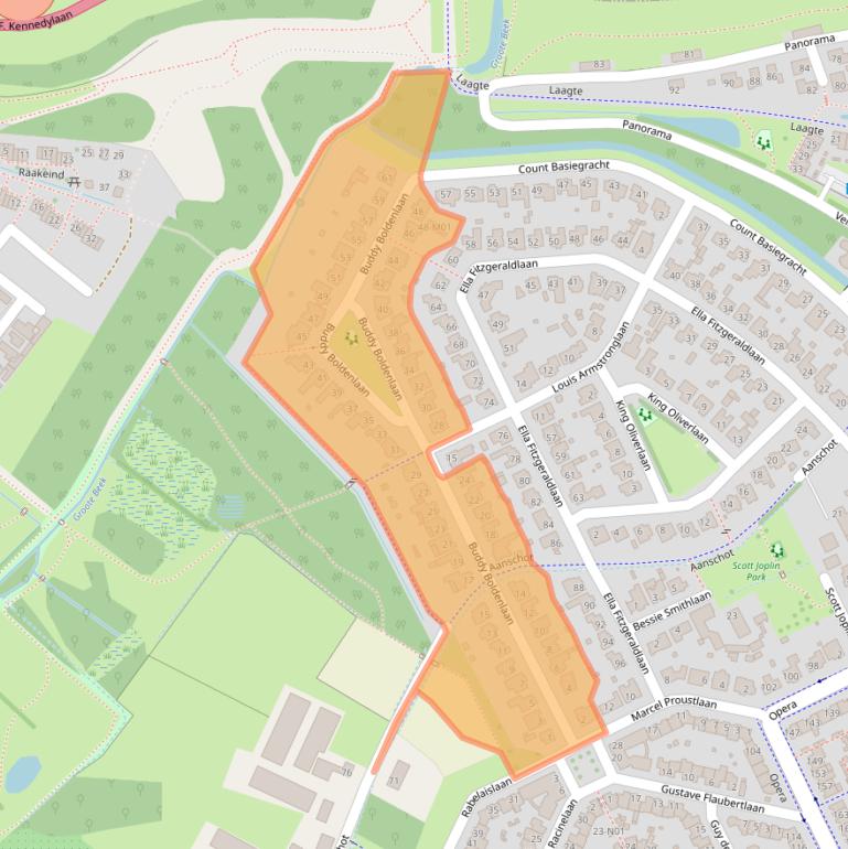 Kaart van postcodegebied 5629RD.