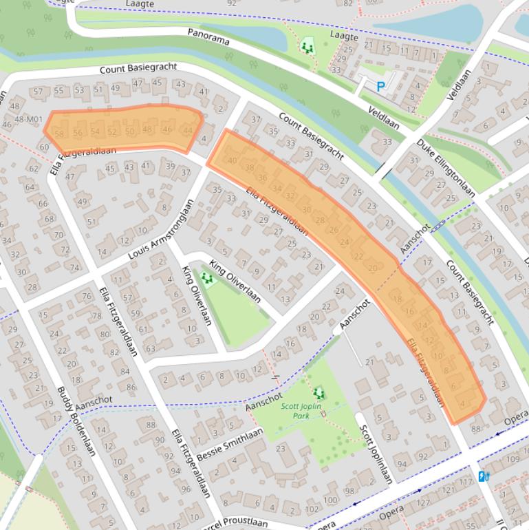 Kaart van postcodegebied 5629RH.