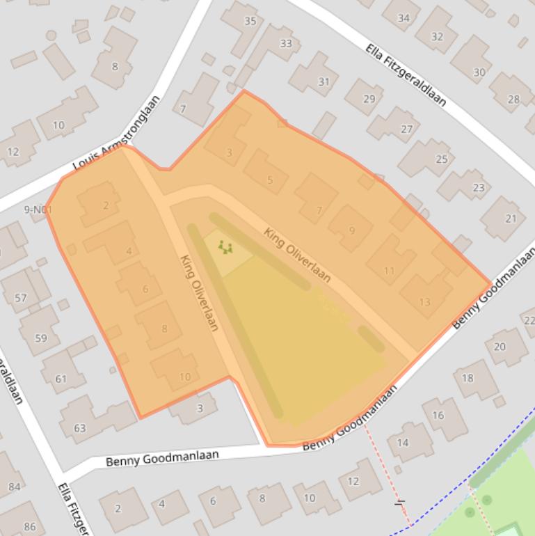 Kaart van postcodegebied 5629RL.