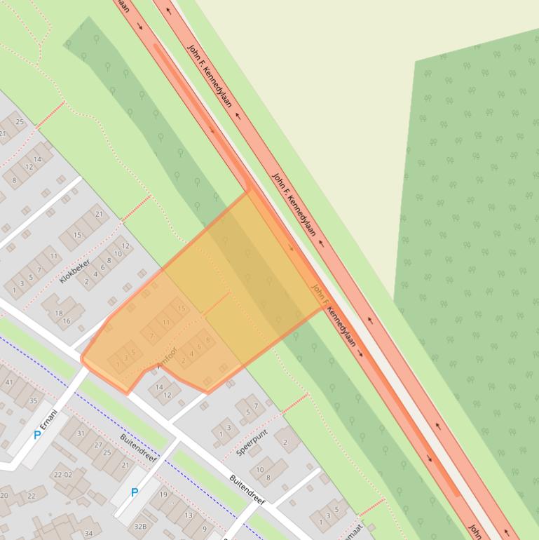 Kaart van postcodegebied 5629TD.