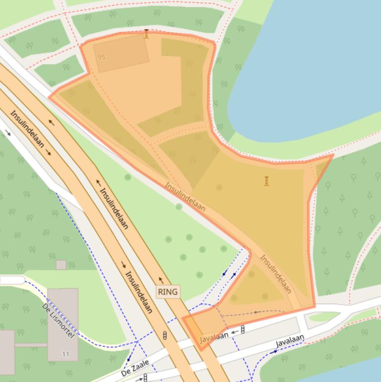 Kaart van postcodegebied 5631AB.