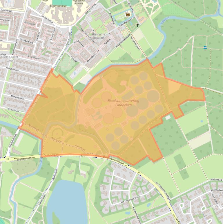 Kaart van postcodegebied 5631AG.