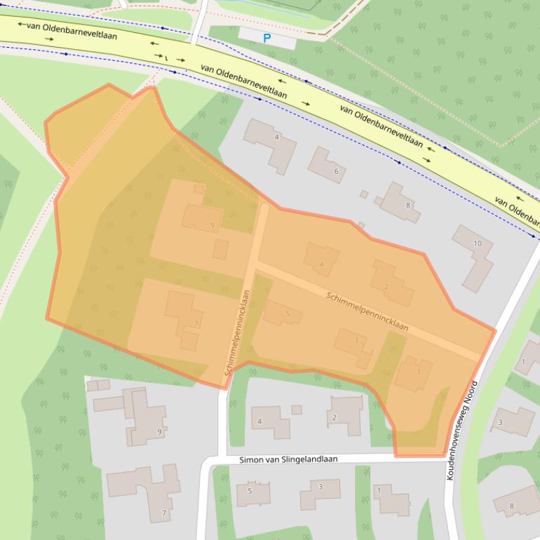 Kaart van postcodegebied 5631AN.