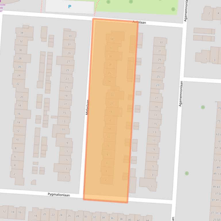 Kaart van postcodegebied 5631BE.