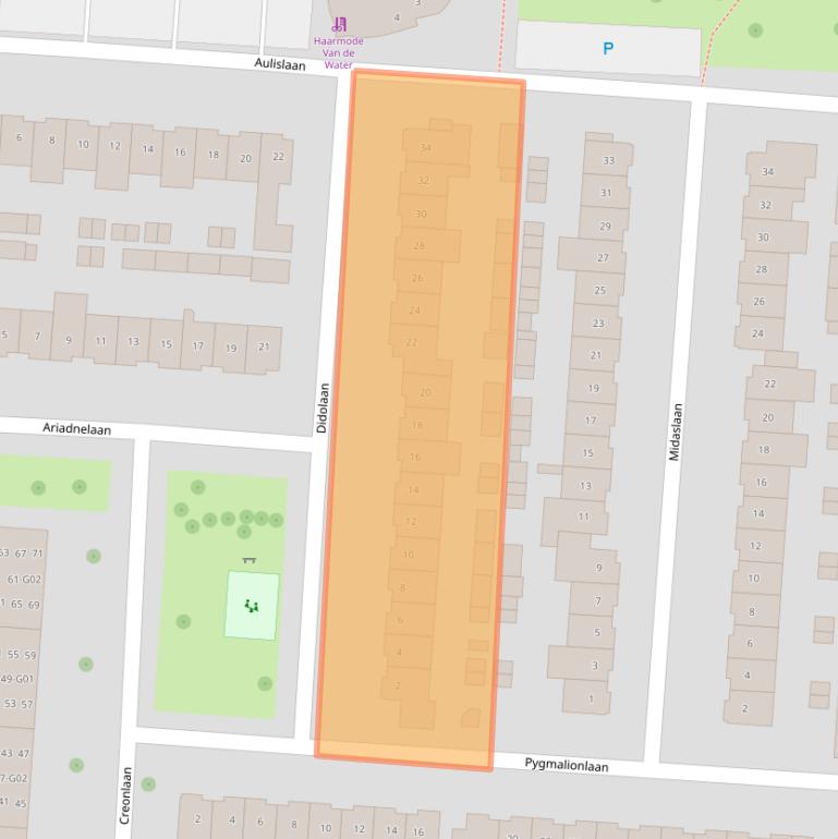 Kaart van postcodegebied 5631BH.