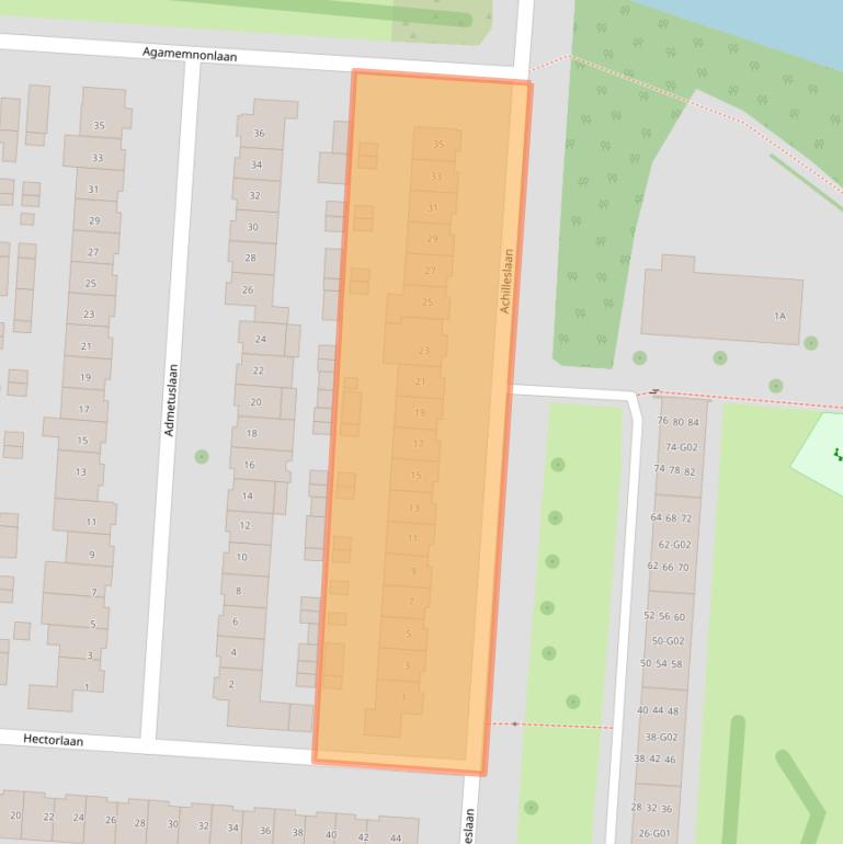 Kaart van postcodegebied 5631BS.