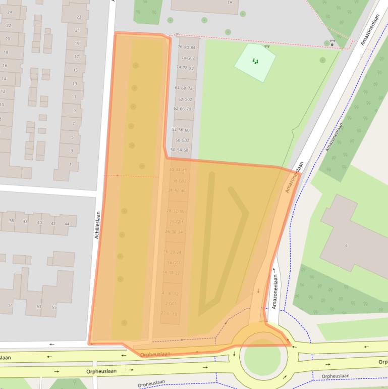 Kaart van postcodegebied 5631BT.