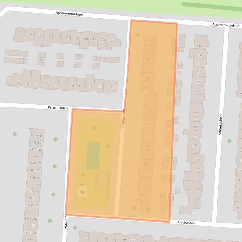 Kaart van postcodegebied 5631CC.
