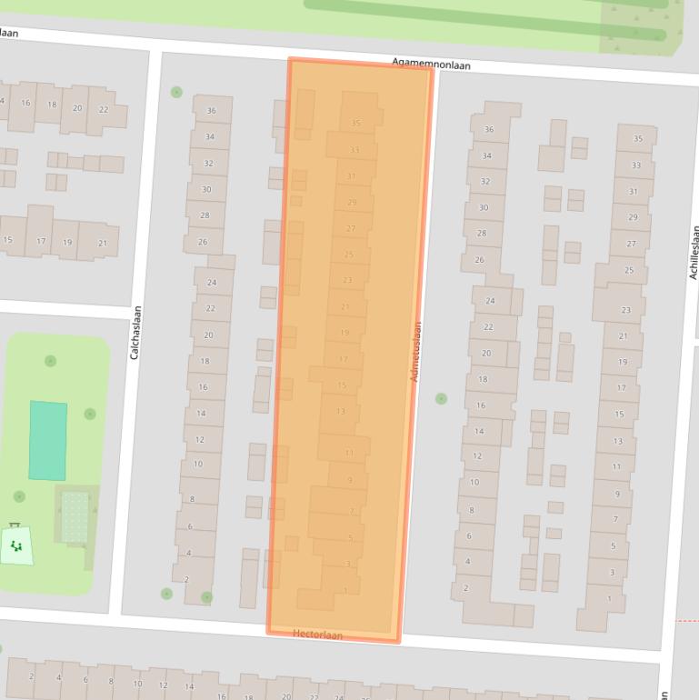 Kaart van postcodegebied 5631CE.