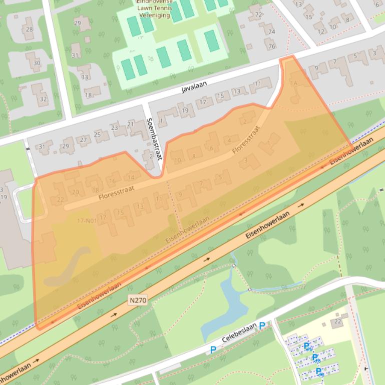 Kaart van postcodegebied 5631DD.