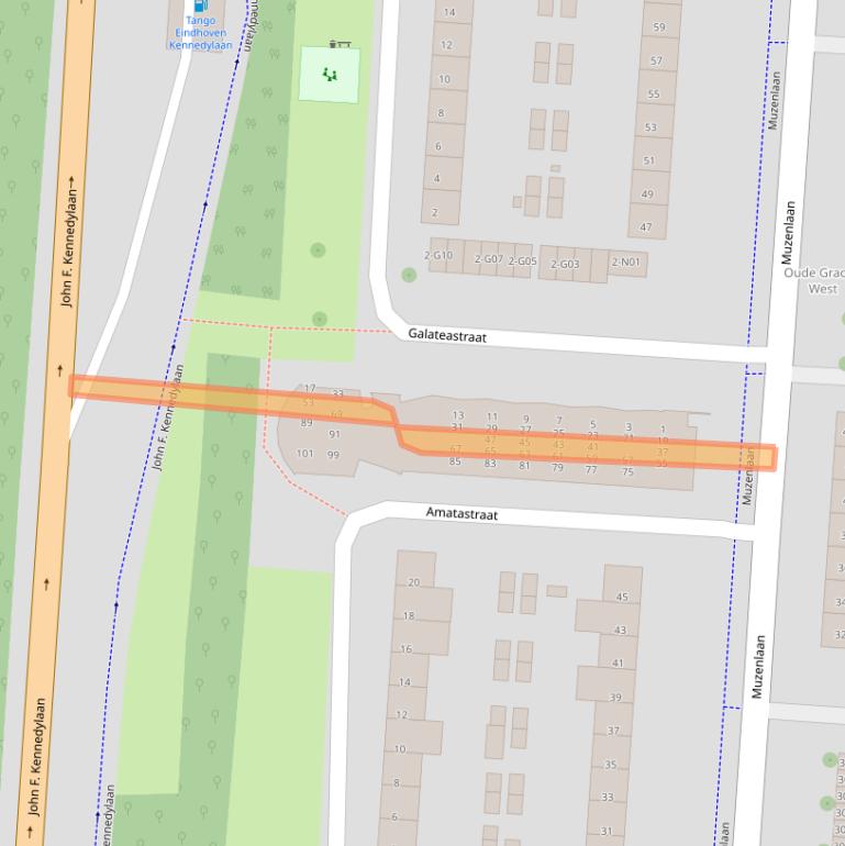 Kaart van postcodegebied 5631EB.