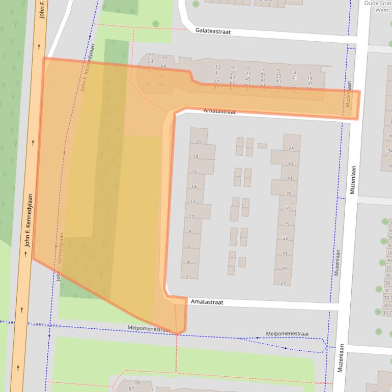 Kaart van postcodegebied 5631EC.