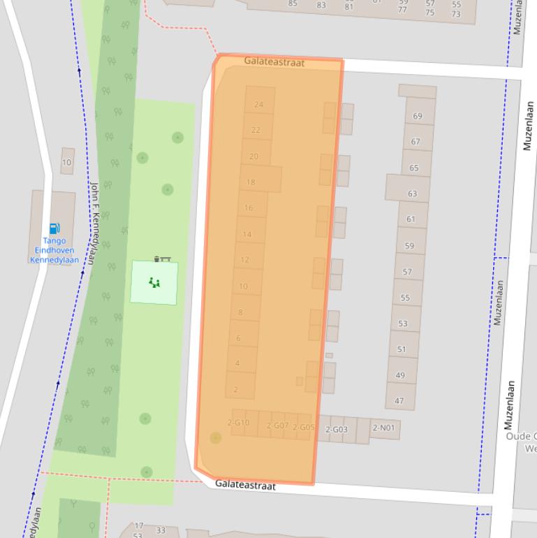 Kaart van postcodegebied 5631ED.