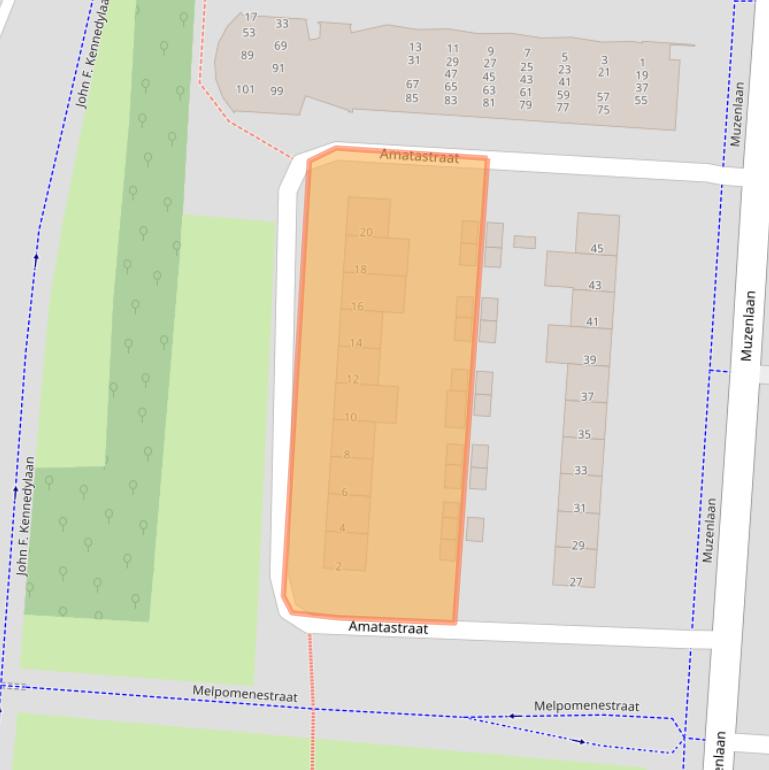 Kaart van postcodegebied 5631EJ.