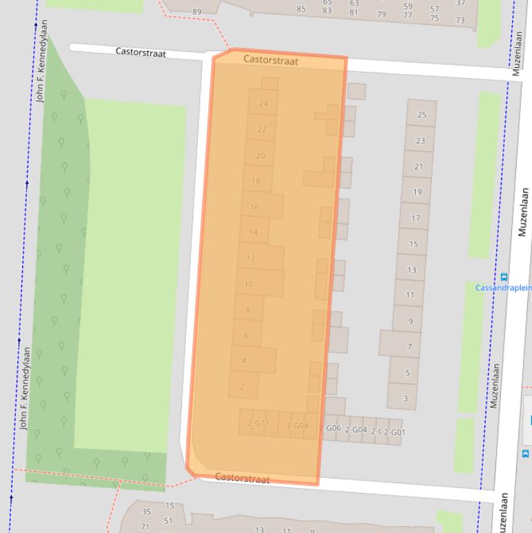Kaart van postcodegebied 5631EN.