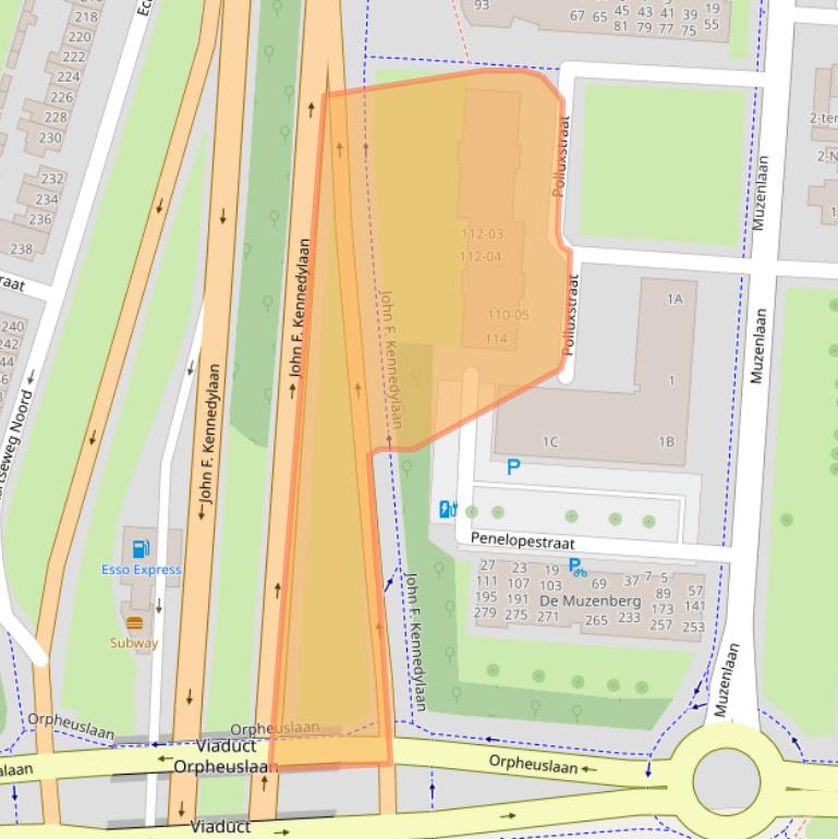 Kaart van postcodegebied 5631ES.