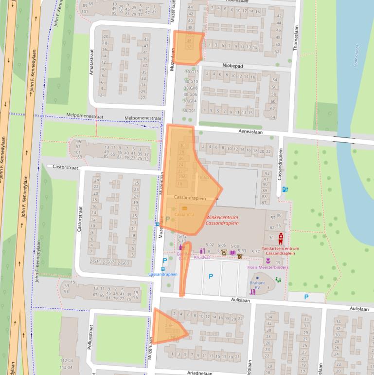 Kaart van postcodegebied 5631GD.