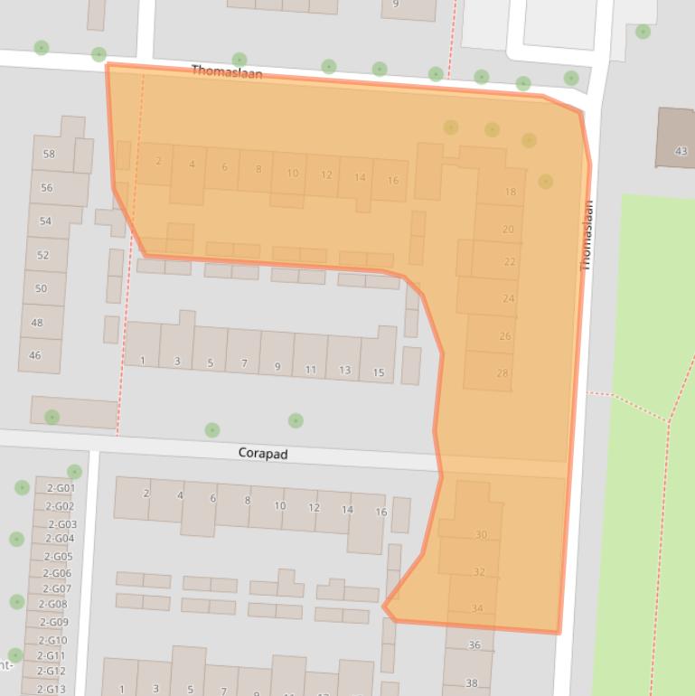 Kaart van postcodegebied 5631GL.