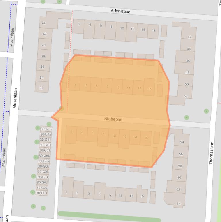 Kaart van postcodegebied 5631GN.