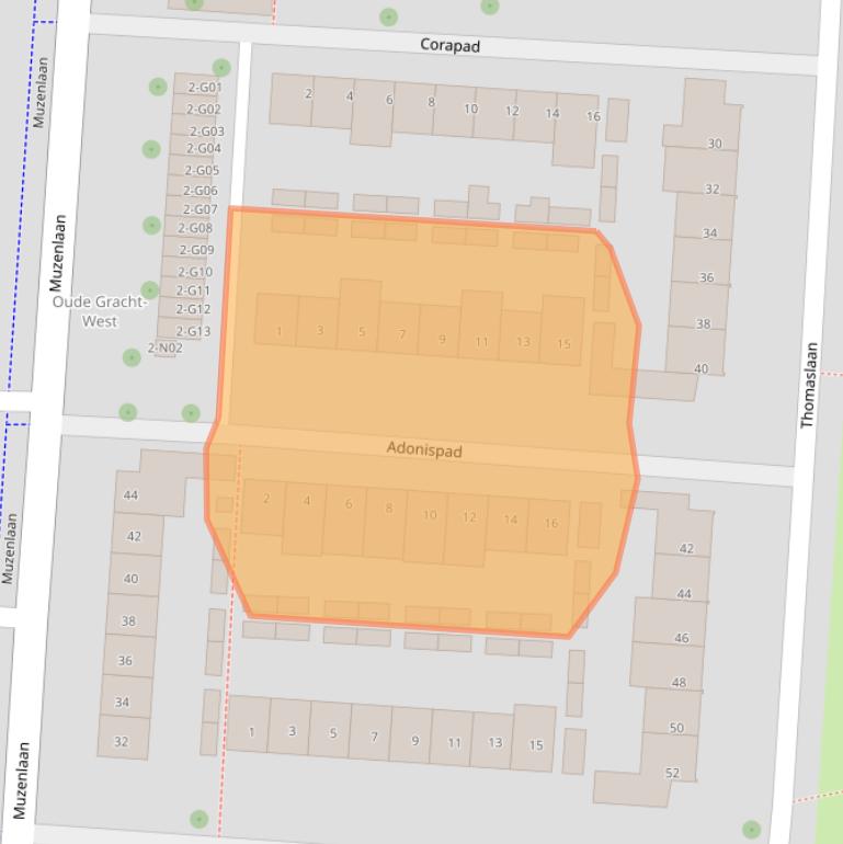 Kaart van postcodegebied 5631GP.